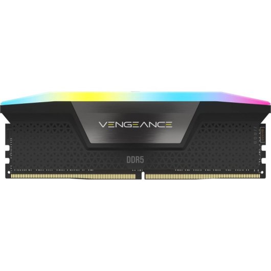 Memoria RAM Corsair Vengeance RGB CMH128GX5M2B6400C42 128GB Kit 2x64GB DDR5 6400MHz CL42 Intel XMP RGB Noir