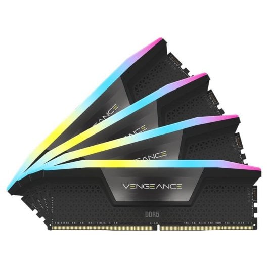 Memoria RAM Corsair Vengeance RGB CMH192GX5M4B5200C38 192GB 4x48GB DDR5 5200MHz CL38 Intel XMP RGB Schwarz