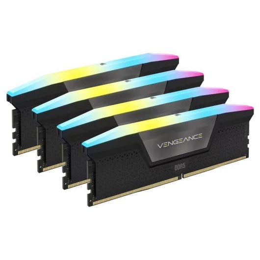 Memoria RAM Corsair Vengeance RGB CMH192GX5M4B5200C38 192GB 4x48GB DDR5 5200MHz CL38 Intel XMP RGB Schwarz
