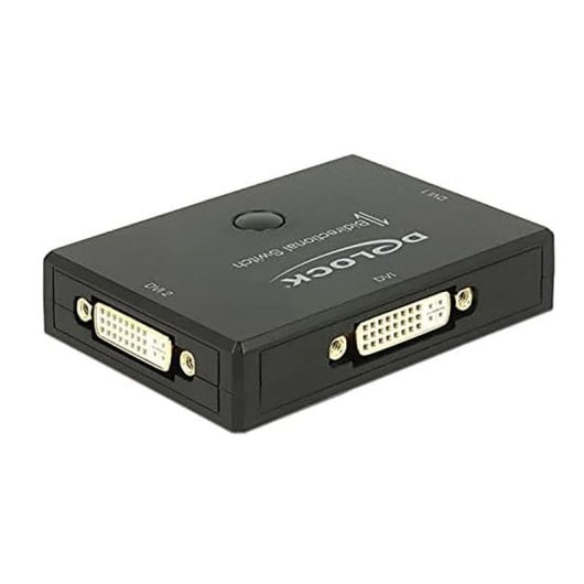 Switch video DeLock 18751 DVI 2 porte bidirezionale 3840 x 2160 Nero