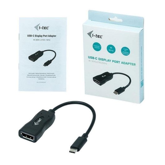 Video-Adapter i-tec C31DP60HZP USB-C auf DisplayPort 4K 60 Hz 0,15 m