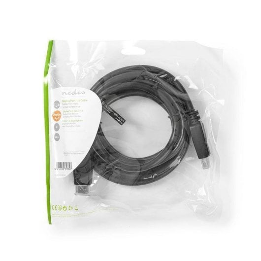 Cavo DisplayPort Nedis CCGL37014BK30 3 m 1.4 maschio/maschio nero