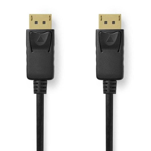Cable DisplayPort Nedis CCGL38010BK20 2 m macho-macho resolución 8K PVC negro