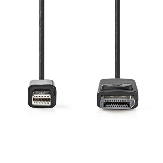 Cavo DisplayPort Nedis CCGL37400BK20 2 m Nero 4K Mini DP-Maschile a DP-Maschile