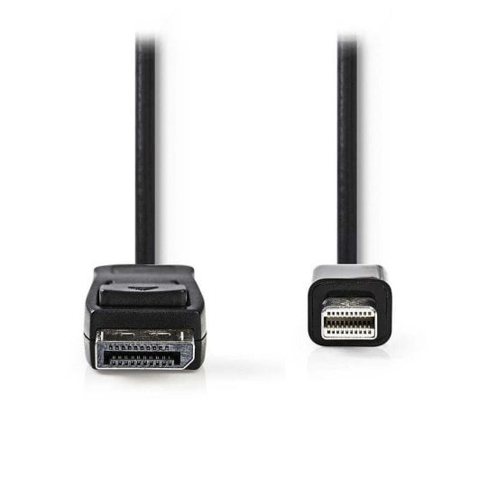 Cavo DisplayPort Nedis CCGL37400BK20 2 m Nero 4K Mini DP-Maschile a DP-Maschile