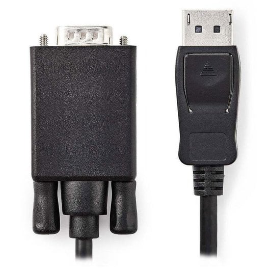 Adaptateur de câble vidéo Nedis CCGL37301BK10 DisplayPort mâle vers VGA mâle 1 m