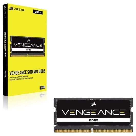Memória RAM Corsair Vengeance CMSX48GX5M1A4800C40 48GB 1x48GB DDR5 4800MHz CL40 SO-DIMM