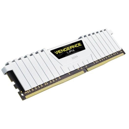 Memoria RAM Corsair Vengeance LPX CMK32GX4M2E3200C16W 32GB 2x16GB DDR4 3200MHz CL16 Disipador Blanco Intel XMP