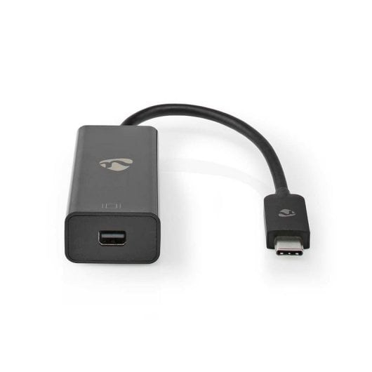 Adattatore video Nedis CCGP64452BK02 USB-C Mini DisplayPort 4K 0,2 m Nero
