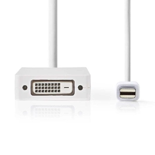 Adaptador de cable Nedis CCGP37465WT02 Mini DisplayPort a VGA 0,2 m blanco