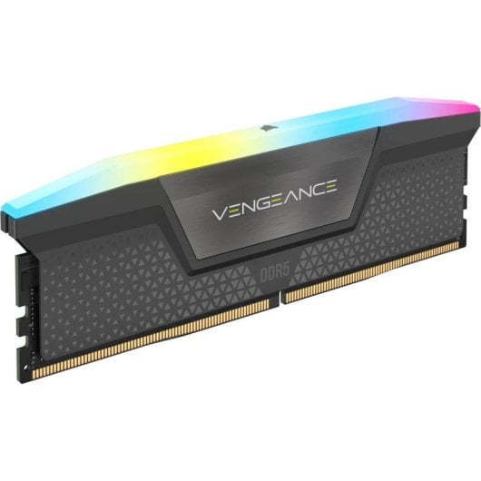 Memoria RAM Corsair Vengeance RGB CMH16GX5M1E6000Z36 16GB 1x16GB DDR5 6000MHz CL36 AMD EXPO Intel XMP RGB Grau