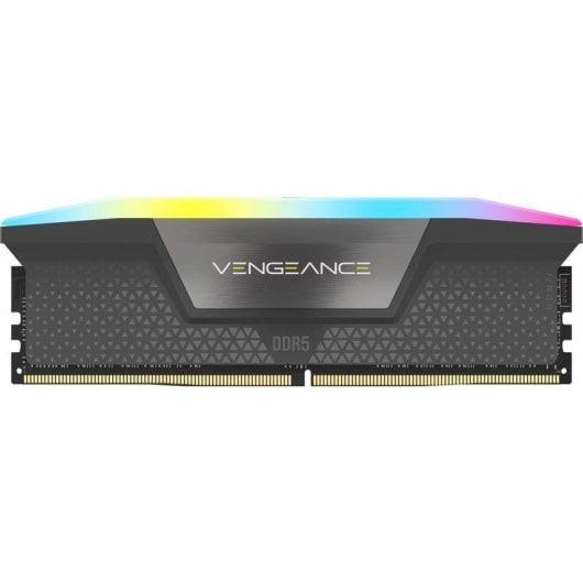Memoria RAM Corsair Vengeance RGB CMH16GX5M1E6000Z36 16GB 1x16GB DDR5 6000MHz CL36 AMD EXPO Intel XMP RGB Grau