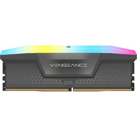 Memoria RAM Corsair Vengeance RGB CMH16GX5M1E6000Z36 16GB 1x16GB DDR5 6000MHz CL36 AMD EXPO Intel XMP RGB Grau