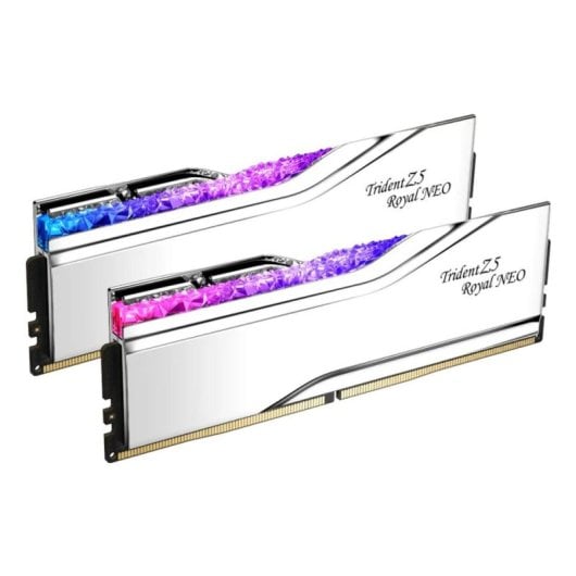 Memoria RAM G.Skill Trident Z5 Neo 32GB 2x16GB DDR5 6400MHz CL30 AMD EXPO RGB Plata