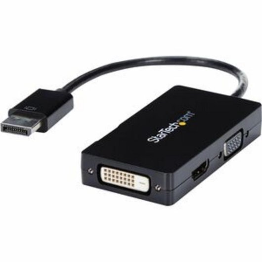 Adapter DisplayPort zu HDMI VGA DVI StarTech DP2VGDVHD 0,15 m Schwarz