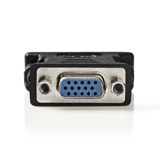 Adaptador DVI a VGA Nedis CCGB32900BK 24+5 pines ABS negro