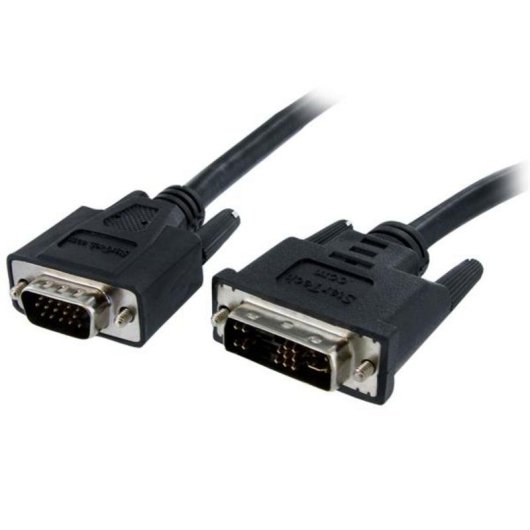 Adaptador de cable Startech DVIVGAMM2M DVI-A a VGA macho 2 m blindado negro