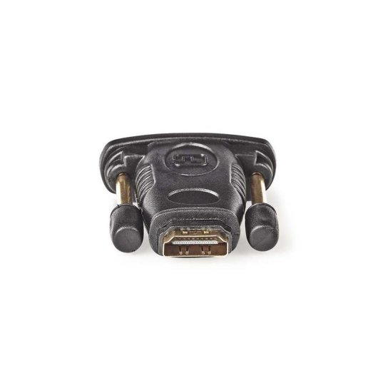 Adaptateur HDMI vers DVI-D NEDIS CVGB34912BK Connecteurs Plaqués Or Noir