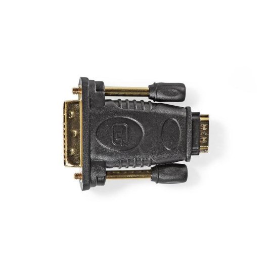 Adaptateur HDMI vers DVI-D NEDIS CVGB34912BK Connecteurs Plaqués Or Noir