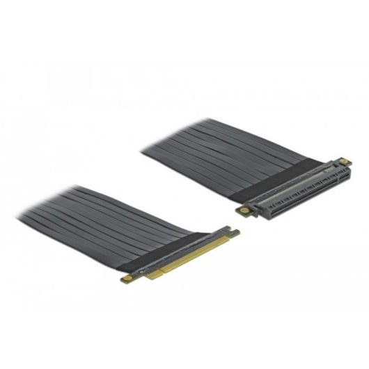 Carte Riser DeLock 85764 PCIe x16 vers PCIe x16 câble flexible 30 cm