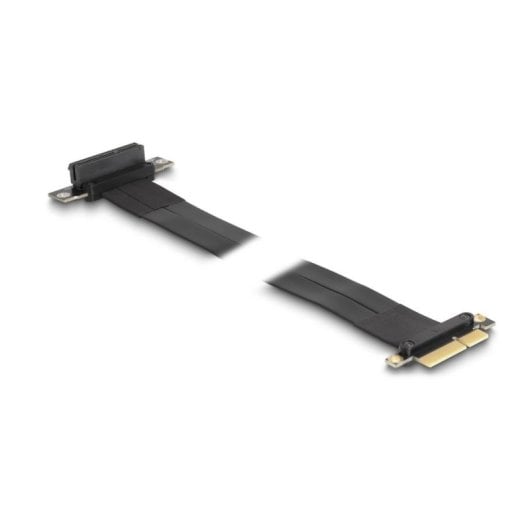 Tarjeta Riser PCIe x4 DeLock 88026 con ángulo 90° y cable 60 cm