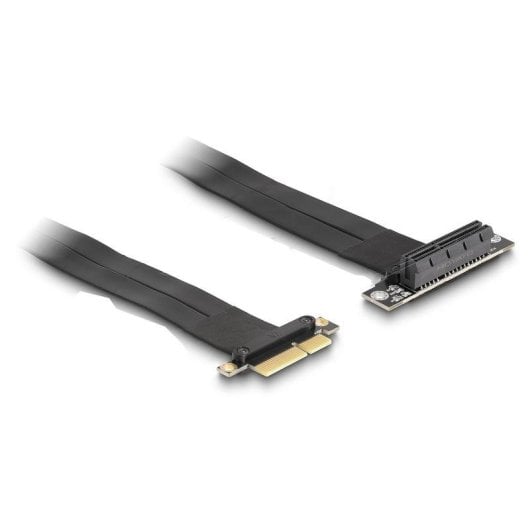 Tarjeta Riser PCIe x4 DeLock 88026 con ángulo 90° y cable 60 cm