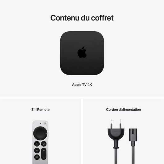 Convertitore Smart TV Apple TV 4K 64GB Wi-Fi A15 UHD HDR10+ Dolby Atmos Siri