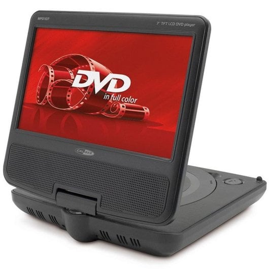 Lecteur DVD portable Caliber MPD107 écran LCD 7" rotatif 180° USB VCD télécommande
