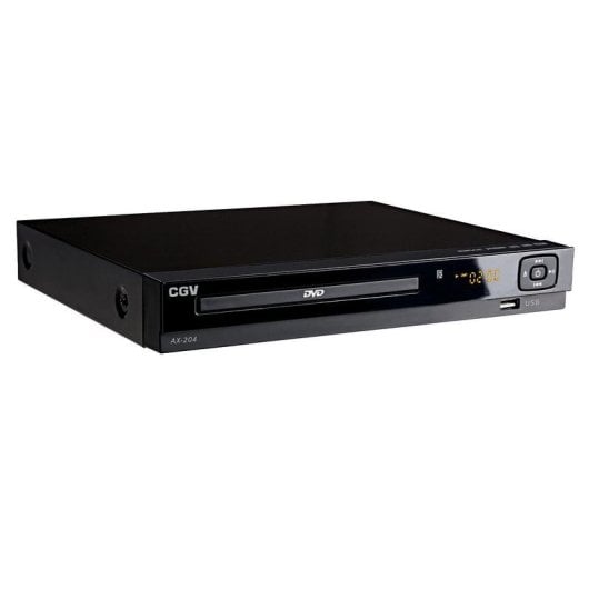 Lecteur DVD CGV AX 204 Upscaling HDMI USB DivX MP3 JPEG Noir