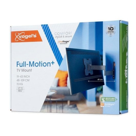Suporte de parede Vogel's TVM 3245 orientável para TVs até 43" 15 kg