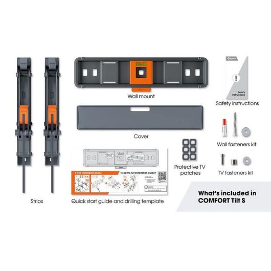 Soporte de pared Vogel's TVM 3215 para televisores orientable hasta 43" y 15 kg