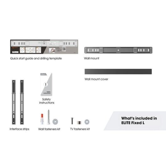 Supporto a parete Vogel's TVM 5605 fisso per TV 40-100 pollici 100 kg