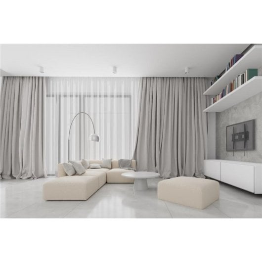 Support TV mural Goobay 49890 pour écrans 32-55" VESA 400x400 acier noir