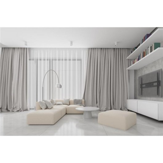 Support mural TV Goobay 49892 acier noir 75 kg 43-100 pouces VESA mural extra-plat