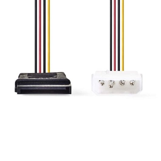 Cable de alimentación interna Nedis CCGB73500VA015 Molex a SATA 15 cm Multicolor
