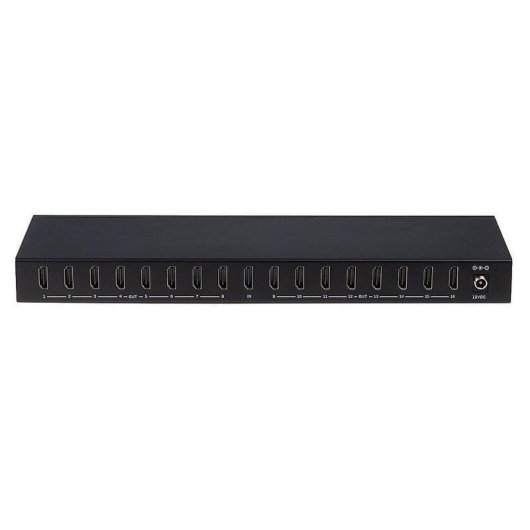 Video-Splitter Lindy 38239 HDMI 16 Ausgänge 4K Ultra HD 60 Hz Schwarz