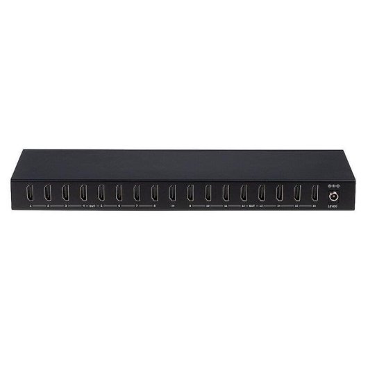 Video-Splitter Lindy 38239 HDMI 16 Ausgänge 4K Ultra HD 60 Hz Schwarz