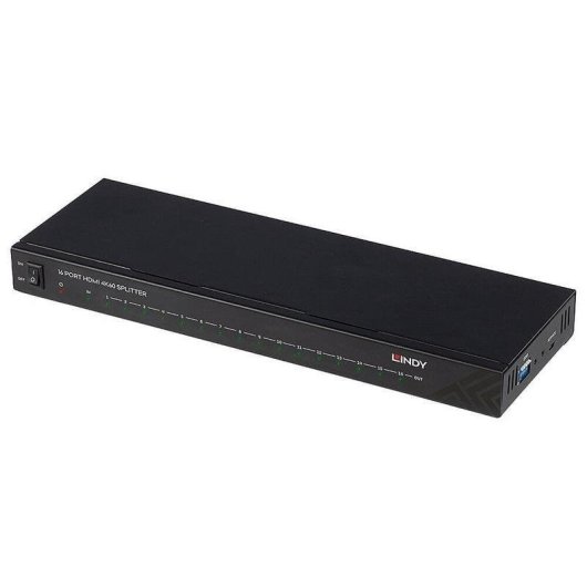 Video-Splitter Lindy 38239 HDMI 16 Ausgänge 4K Ultra HD 60 Hz Schwarz