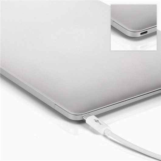 Adattatore grafico USB Goobay 52412 USB-C HDMI DP VGA Bianco