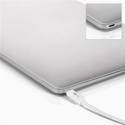 Adattatore grafico USB Goobay 52412 USB-C HDMI DP VGA Bianco