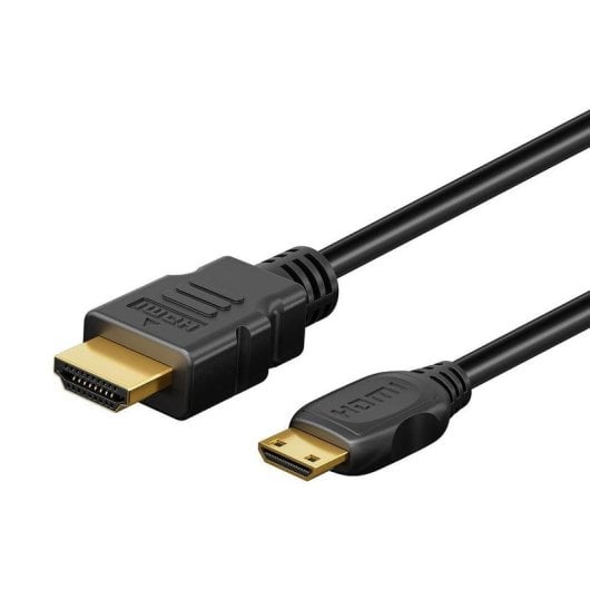 Câble HDMI Goobay 74429 1 m Ultra High Speed Mini HDMI 8K 3D Noir