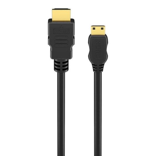 Câble HDMI Goobay 74429 1 m Ultra High Speed Mini HDMI 8K 3D Noir