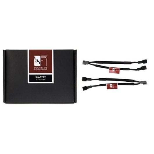 Kit câble Y Noctua NA-SYC2 2x 3 broches ventilateur, gainé noir