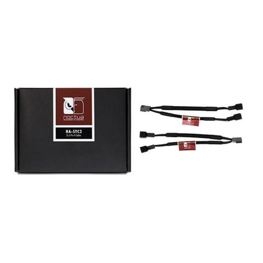 Kit câble Y Noctua NA-SYC2 2x 3 broches ventilateur, gainé noir