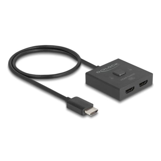 Commutateur vidéo DeLock 18901 HDMI bidirectionnel 8K HDR Noir