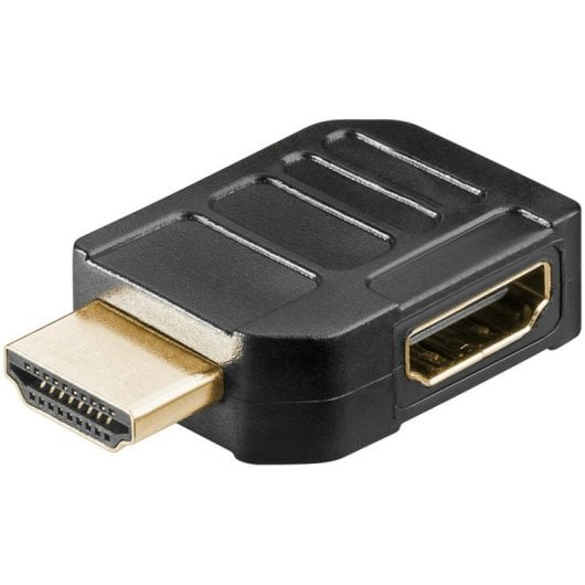 Adattatore HDMI Goobay 65745 angolo 90° 8K 60Hz HDR Oro
