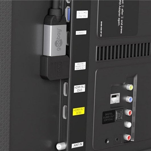 Adattatore HDMI Goobay 65745 angolo 90° 8K 60Hz HDR Oro