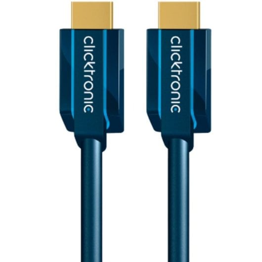 Cavo HDMI Clicktronic 70300 0,5m High Speed Ethernet Connettori Oro Blu