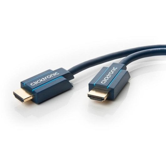 Cavo HDMI Clicktronic 70307 10m High Speed Ethernet Blu Connettori Oro