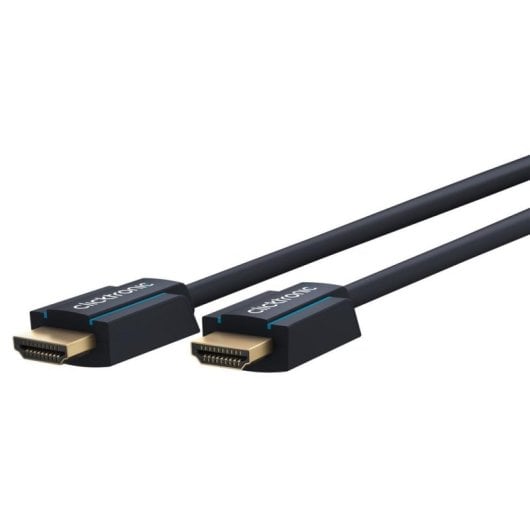 Cavo HDMI Clicktronic 40990 2m connettori maschio oro 4K 8K HDR